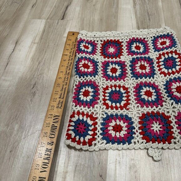 NWT Blu Pepper Womens Size Small Floral Crochet Geometric Skirt Summer Vacation - Picture 6 of 9